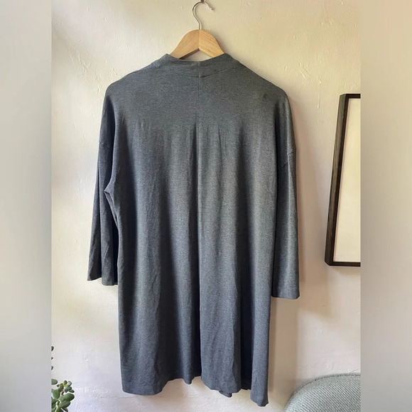 J.Jill Wearever Tunic Length Open Cardigan with Pockets Size Large - Picture 6 of 9